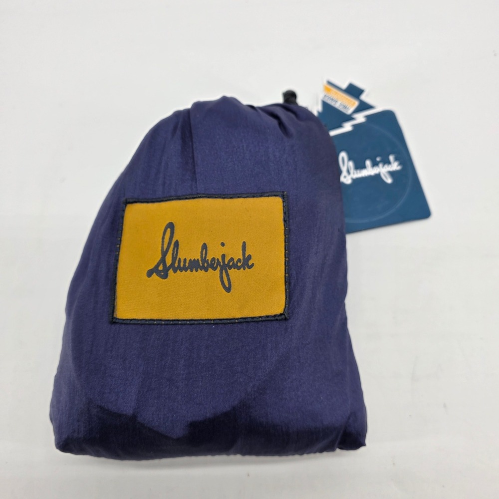 Slumberjack Hammock One Person Blue Matchstick Tree Saver Straps Camping NEW
